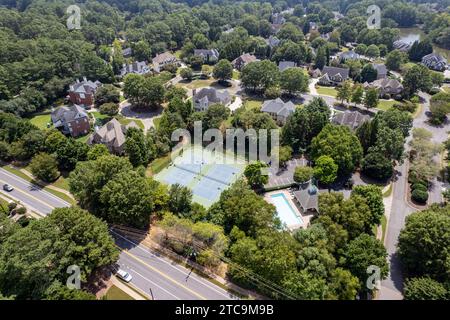 Drone Roswell Georgia Foto Stock