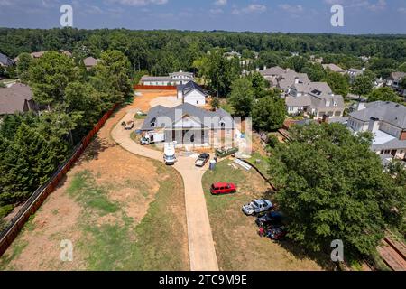 Drone Roswell Georgia Foto Stock