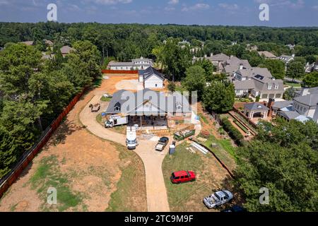 Drone Roswell Georgia Foto Stock