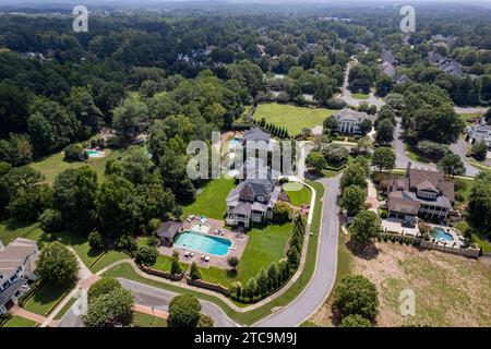 Drone Roswell Georgia Foto Stock