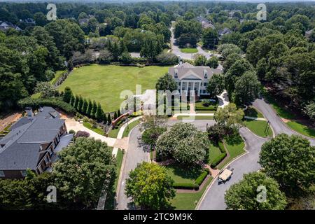 Drone Roswell Georgia Foto Stock