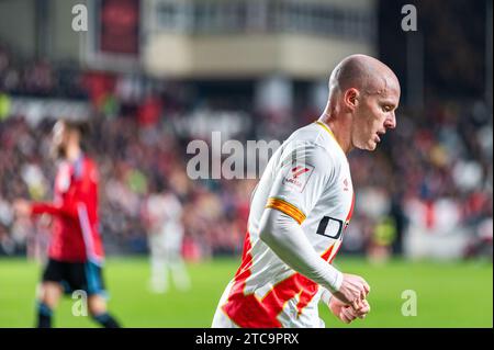 Madrid, Madrid, Spagna. 11 dicembre 2023. ISI Palazon di Rayo Vallecano visto durante la partita di calcio la Liga EA Sports 2023/24 tra Rayo Vallecano e Celta Vigo all'Estadio Vallecas di Madrid, Spagna. (Immagine di credito: © Alberto Gardin/ZUMA Press Wire) SOLO USO EDITORIALE! Non per USO commerciale! Crediti: ZUMA Press, Inc./Alamy Live News Foto Stock