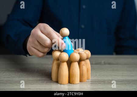 Inclusione di nuovi membri nella comunità. Assumere nuovi lavoratori. Aggiunta di reclute. Reclutamento che cerca di coprire le offerte di lavoro. Raduna una una squadra. Participa Foto Stock