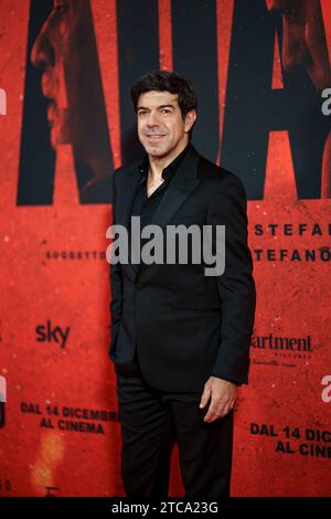 ROMA, ITALIA - 11 DICEMBRE: Pierfrancesco Favino partecipa al Red carpet per il film "Adagio" allo Space Parco De Medici l'11 dicembre 2023 in Ro Foto Stock