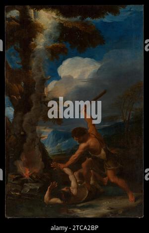 Cain Slaying Abel 2020 di Pier Francesco Mola Foto Stock