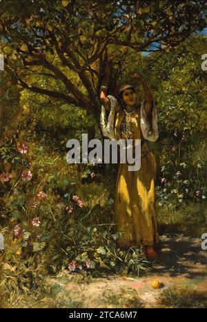 In the Garden di Edwin Lord Weeks, 1876. Foto Stock