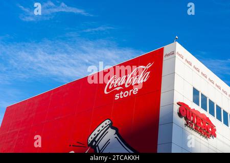 Coca-Cola Store sulla Strip di Las Vegas, Nevada, Stati Uniti Foto Stock