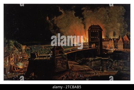 Westermayr Beschiessung der Vorstadt. Foto Stock