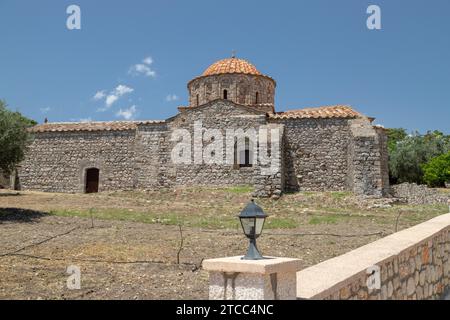 Monastero di Moni Thari sull'isola di Rodi, Grecia Foto Stock