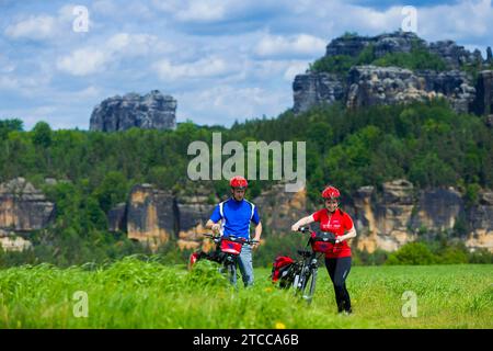 Percorso ciclabile dell'Elba Foto Stock