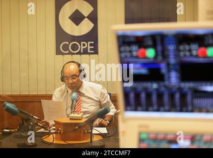 madrid, 3-21-2013.-Angel exposito, presentatore del COPE news.-foto ernesto acute.archdc cope10.jpg proprie foto Ernesto Agudo. Crediti: Album / Archivo ABC / Ernesto Agudo Foto Stock