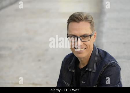 Madrid, 22/10/2015. Intervista a Alexander Stubb, ministro delle Finanze della Finlandia. Foto: Maya Balanya ARCHDC. Crediti: Album / Archivo ABC / Maya Balanya Foto Stock