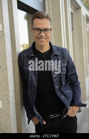 Madrid, 22/10/2015. Intervista a Alexander Stubb, ministro delle Finanze della Finlandia. Foto: Maya Balanya ARCHDC. Crediti: Album / Archivo ABC / Maya Balanya Foto Stock