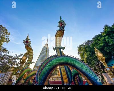 Wat Phra That Nong Bua, a Ubon, Thailandia, sud-est asiatico Foto Stock