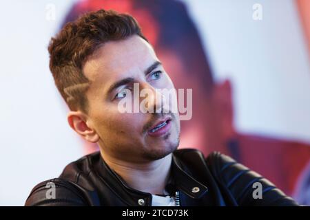 Madrid, 12/04/2018. Intervista a Jorge Lorenzo pilota di Moto GP che ha pubblicato il libro "cosa ho imparato fino a 30 anni". Foto: Ignacio Gil ARCHDC. Crediti: Album / Archivo ABC / Ignacio Gil Foto Stock