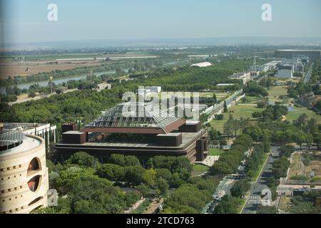 Siviglia, 07/06/2018. Vista aerea della certosa dalla torre di Siviglia. Foto: Vanessa Gómez Archsev. Crediti: Album / Archivo ABC / Vanessa Gómez Foto Stock