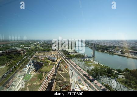 Siviglia, 07/06/2018. Vista aerea della certosa dalla torre di Siviglia. Foto: Vanessa Gómez Archsev. Crediti: Album / Archivo ABC / Vanessa Gómez Foto Stock