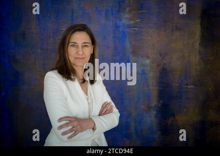 Madrid, 17/05/2018. Intervista A mar Capeans, del CERN. Foto: Maya Balanya. ArchDC. Crediti: Album / Archivo ABC / Maya Balanya Foto Stock