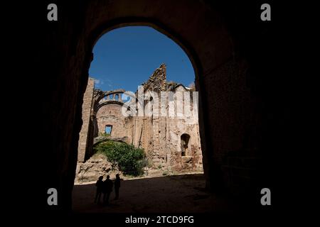 Pelayos de la presa (Comunità di Madrid), 06/13/2018. Relazione sul Monastero di Pelayos de la presa, attualmente in fase di recupero. Foto: Maya Balanya ARCHDC. Crediti: Album / Archivo ABC / Maya Balanya Foto Stock