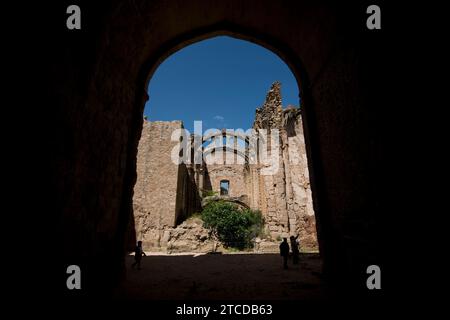 Pelayos de la presa (Comunità di Madrid), 06/13/2018. Relazione sul Monastero di Pelayos de la presa, attualmente in fase di recupero. Foto: Maya Balanya ARCHDC. Crediti: Album / Archivo ABC / Maya Balanya Foto Stock