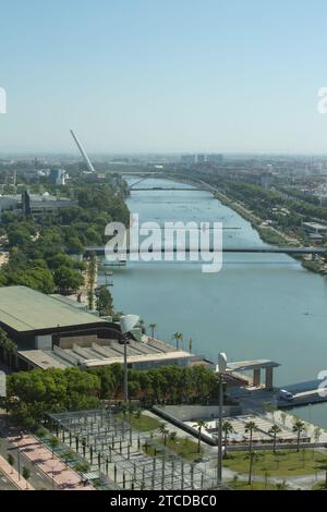 Siviglia, 07/06/2018. Vista aerea della certosa dalla torre di Siviglia. Foto: Vanessa Gómez Archsev. Crediti: Album / Archivo ABC / Vanessa Gómez Foto Stock