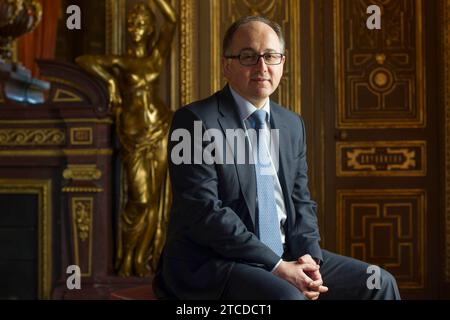 Madrid, 02/29/2016. Intervista con il presidente dell'Iberia, Luis Gallego. Foto: Isabel Permuy ARCHDC. Crediti: Album / Archivo ABC / Isabel B Permuy Foto Stock