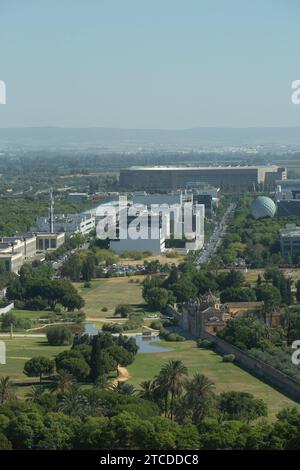 Siviglia, 07/06/2018. Vista aerea della certosa dalla torre di Siviglia. Foto: Vanessa Gómez Archsev. Crediti: Album / Archivo ABC / Vanessa Gómez Foto Stock