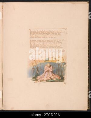 William Blake - il Libro di Thel, piatto 7, ''ma chi ama gli umile. . . .» Foto Stock