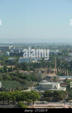 Siviglia, 07/06/2018. Vista aerea della certosa dalla torre di Siviglia. Foto: Vanessa Gómez Archsev. Crediti: Album / Archivo ABC / Vanessa Gómez Foto Stock