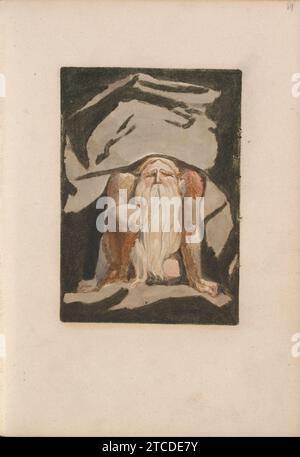 William Blake - il primo libro di Urizen, tavola 23 (Bentley 9) Foto Stock