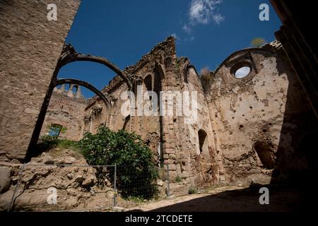 Pelayos de la presa (Comunità di Madrid), 06/13/2018. Relazione sul Monastero di Pelayos de la presa, attualmente in fase di recupero. Foto: Maya Balanya ARCHDC. Crediti: Album / Archivo ABC / Maya Balanya Foto Stock