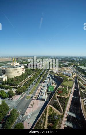 Siviglia, 07/06/2018. Vista aerea della certosa dalla torre di Siviglia. Foto: Vanessa Gómez Archsev. Crediti: Album / Archivo ABC / Vanessa Gómez Foto Stock