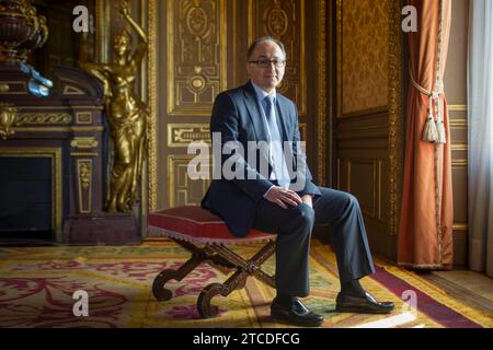 Madrid, 02/29/2016. Intervista con il presidente dell'Iberia, Luis Gallego. Foto: Isabel Permuy ARCHDC. Crediti: Album / Archivo ABC / Isabel B Permuy Foto Stock