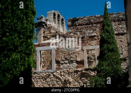 Pelayos de la presa (Comunità di Madrid), 06/13/2018. Relazione sul Monastero di Pelayos de la presa, attualmente in fase di recupero. Foto: Maya Balanya ARCHDC. Crediti: Album / Archivo ABC / Maya Balanya Foto Stock