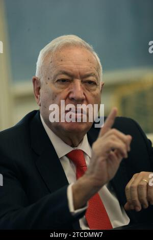 Madrid, 19/02/2016. Intervista al ministro degli Esteri ad interim José Manuel García Margallo. Foto: Ernesto Agudo ARCHDC. Crediti: Album / Archivo ABC / Ernesto Agudo Foto Stock