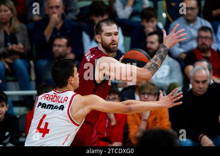 NEMANJA RADOVIC Monteenegro attaccante dell'UCAM Murcia CB durante la partita, UCAM Murcia CB vs VALENCIA Basket, ACB, Endesa Basketball League, Foto Stock