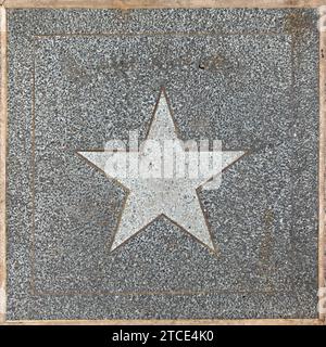 Austin, Texas - 3 novembre 2023: Star of Sam Houston at the Walk of Stars at trinity Street ad Austin, Texas. Foto Stock