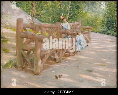 William Merritt Chase - Park Bench Foto Stock