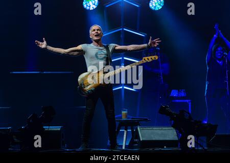 Milano, Italia. 11 dicembre 2023. Sting Credit: Agenzia fotografica indipendente/Alamy Live News Foto Stock