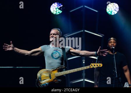 Milano, Italia. 11 dicembre 2023. Sting Credit: Agenzia fotografica indipendente/Alamy Live News Foto Stock