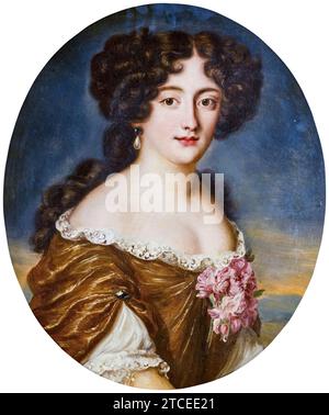 Hortense Mancini, Duchessa di Mazarin (1646-1699), ritratto dipinto ad olio su tela di Jacob Ferdinand Voet, prima del 1689 Foto Stock