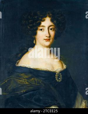 Ortensia Mancini, Duchessa di Mazzarino (1646-1699), ritratto dipinto ad olio su tela di Jacob Ferdinand Voet, prima del 1689 Foto Stock