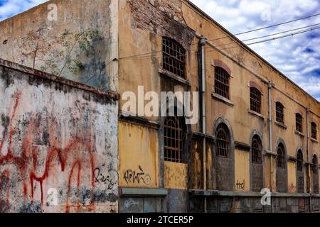 Vecchia fabbrica di farine di Faro, Algarve, Portogallo Foto Stock