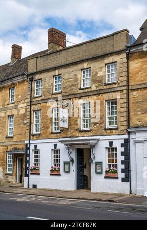 The Marlborough Arms su Oxford Street a Woodstock, Oxfordshire, Inghilterra, Regno Unito Foto Stock