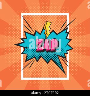 Pagina a fumetti colorata con fumetti fumetti Speech Vector Illustrazione Vettoriale