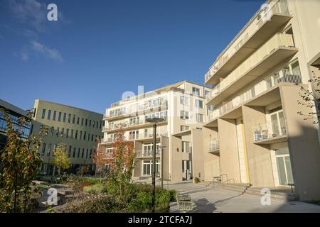 Wohnhäuser, Neubaugebiet Albano nahe der KTH, Stoccolma, Schweden *** edifici residenziali, area di sviluppo Albano vicino KTH, Stoccolma, Svezia Foto Stock