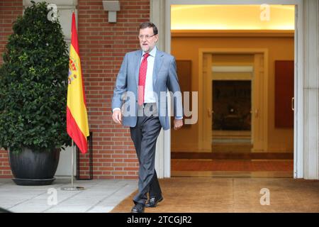 Madrid 08/29/2013 /////// ... Incontro al palazzo Moncloa di Mariano Rajoy con il presidente della comunità di Murcia Ramon Luis Valcarcel....PHOTO: JAIME GARCIA..... ARCHDC Jaime Garcia. Crediti: Album / Archivo ABC / Jaime García Foto Stock