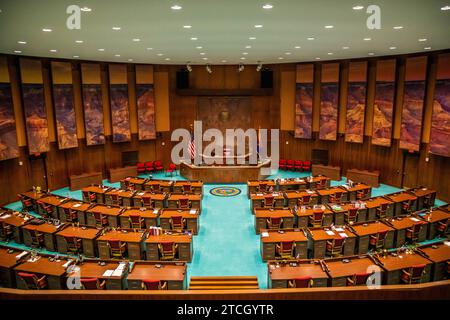 Phoenix, Arizona, USA - 3 novembre 2022: La grande sala riunioni della camera della camera dell'Arizona Foto Stock