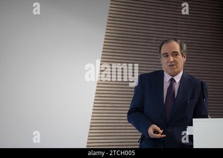 Madrid, 30/03/2022. ABC Health Forum, 'cancro del colon. Prevenzione e trattamento". Oratori: José Ignacio Martín Valdés, Santiago González, Pedro Robledo, Ricardo Cubedo, Pilar Sánchez vera, Irene López Rojo e Ana Garnica. Foto: Isabel Permuy. ARCHDC. Crediti: Album / Archivo ABC / Isabel B. Permuy Foto Stock