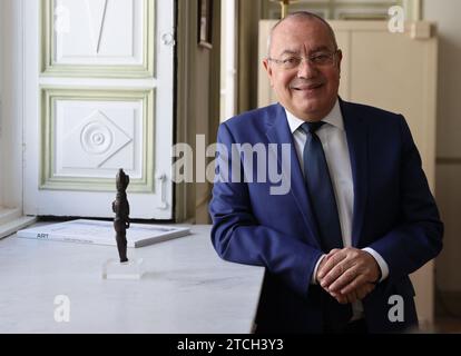 Madrid, 14/04/2022. Intervista con l'ambasciatore francese in Spagna, Jean-Michel Casa. Foto: Jaime García. ARCHDC. Crediti: Album / Archivo ABC / Jaime García Foto Stock